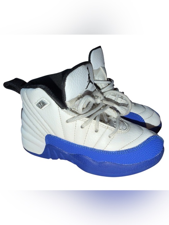 Jordan Other - 🔥 Jordan 12 Retro White Black Royal Blue 151186-140 Unisex Kid’s Size 11C 🔥